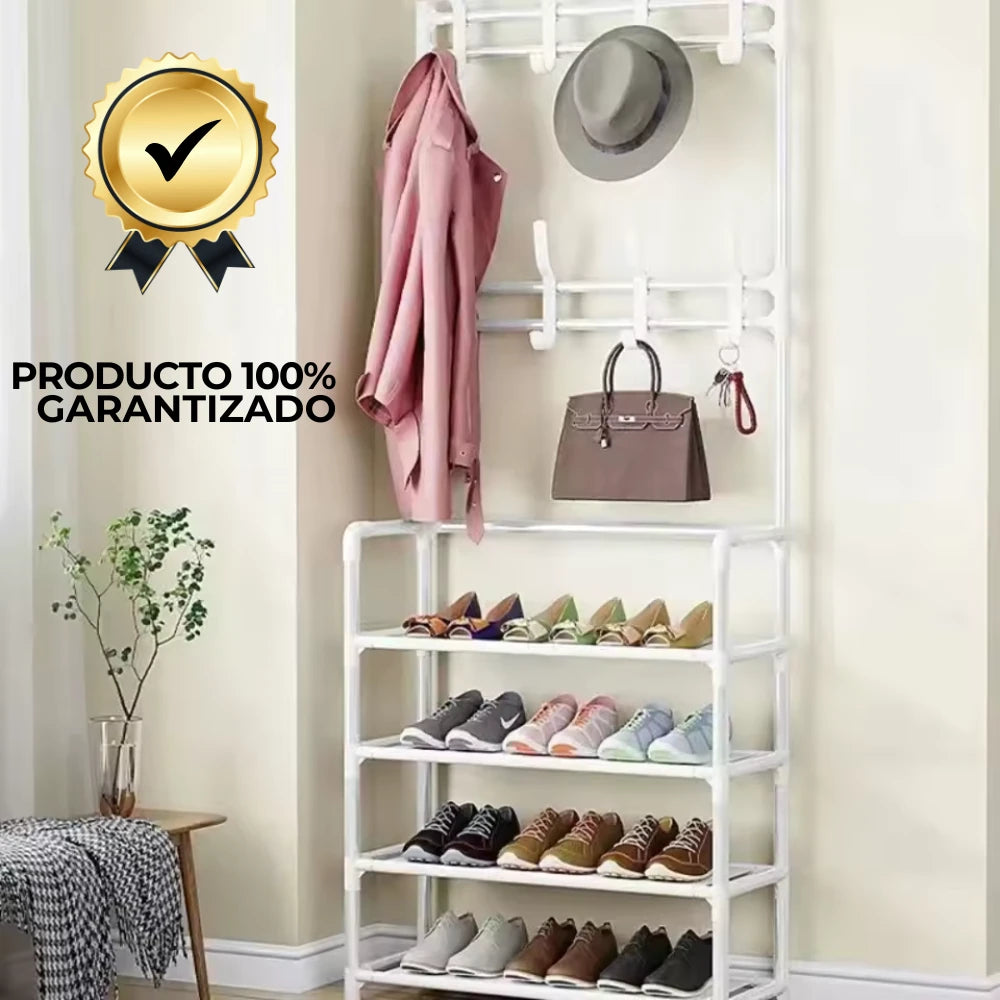 Organizador de zapatos con perchero