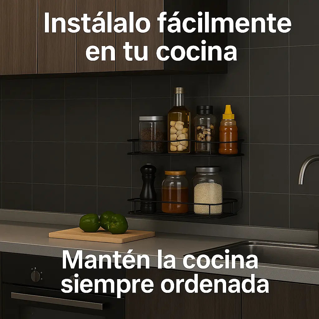Estante Organizador Esquinero para Baño y Cocina 2 Unidades