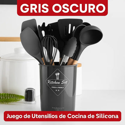 Utensilios Cocina Silicona Set por 12uds